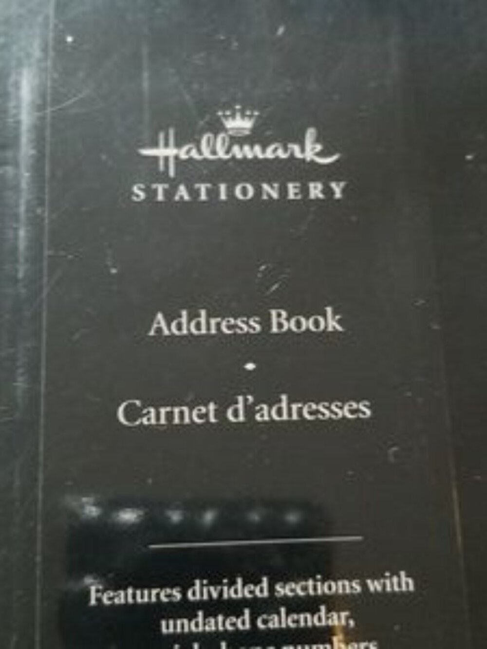 New Hallmark address book